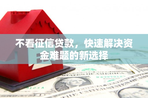 临泉不看征信贷款，快速解决资金难题的新选择