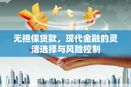 临泉无担保贷款，现代金融的灵活选择与风险控制