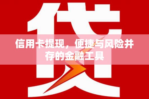 临泉信用卡提现，便捷与风险并存的金融工具