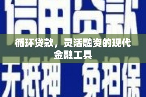 临泉循环贷款，灵活融资的现代金融工具
